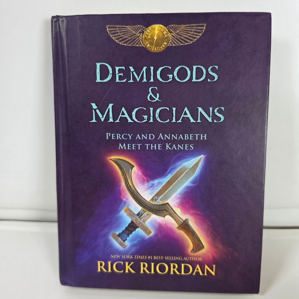 Demigods & Magicians Hardcover Rick Riordan Percy Jackson Kane Chronicles Cross